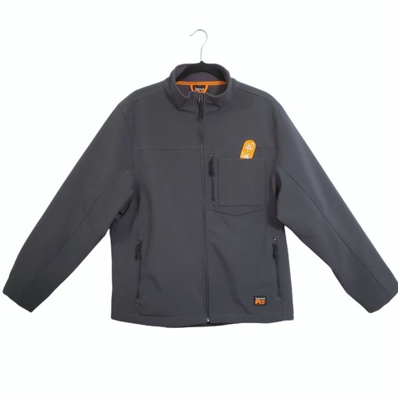 New Timberland Pro Men's Jacket Softshell Windproof Water Repel Workwear Coat M - Picture 4 of 9